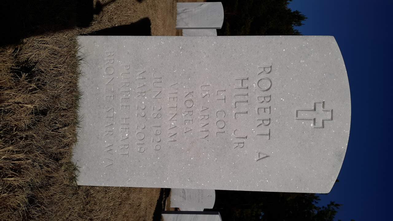 Gravesite marker image for robert alexander hill jr