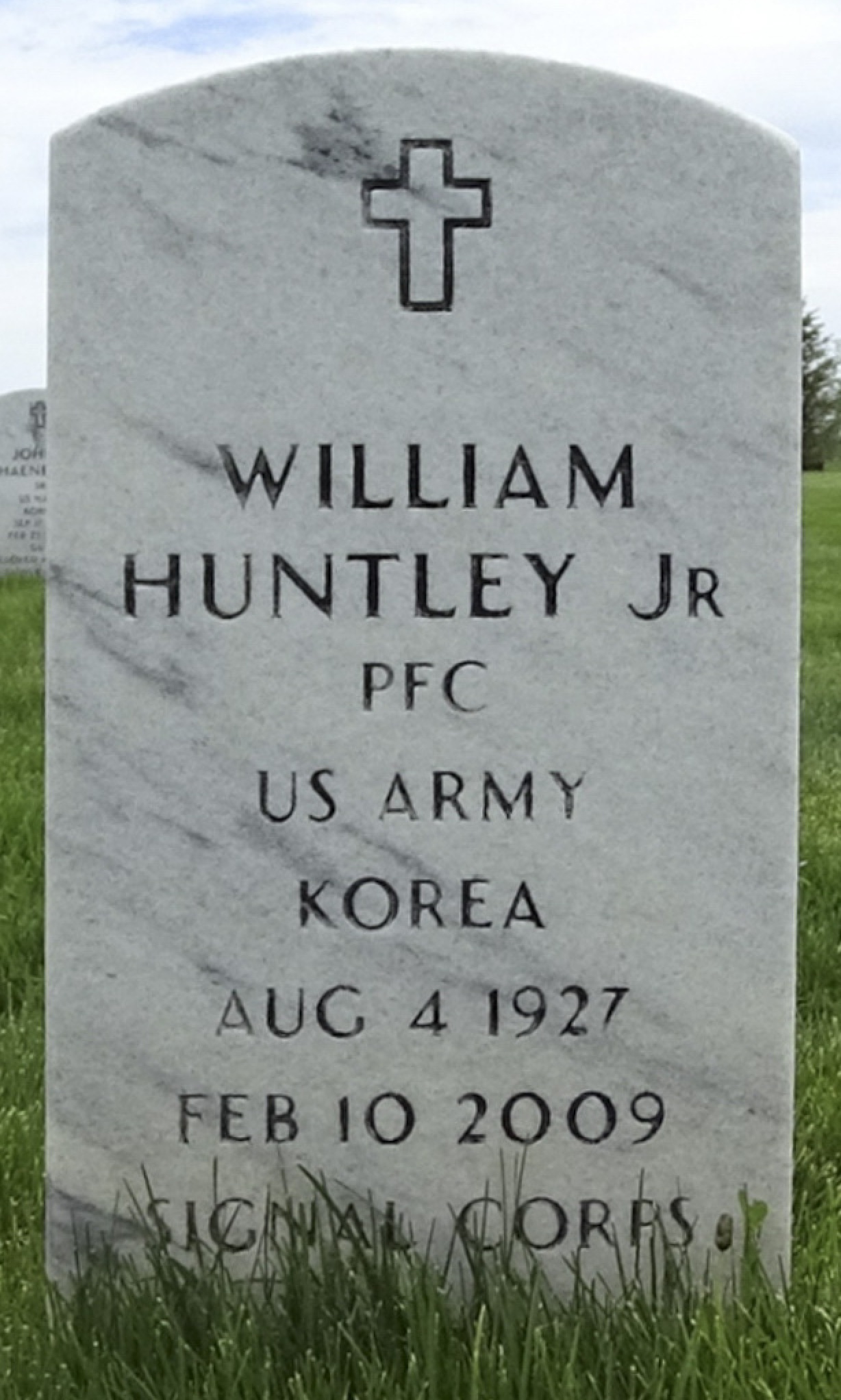 Gravesite marker image for william huntley jr