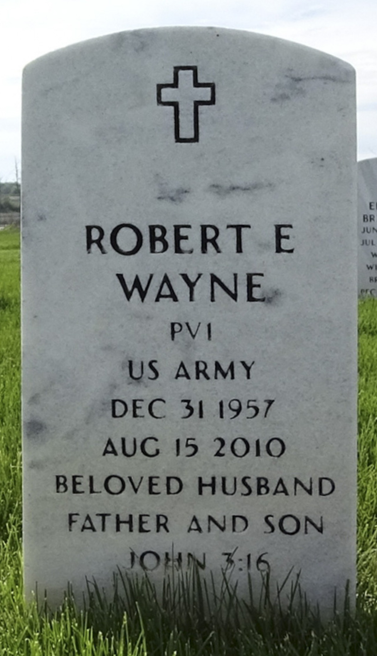 Gravesite marker image for robert emanuel wayne