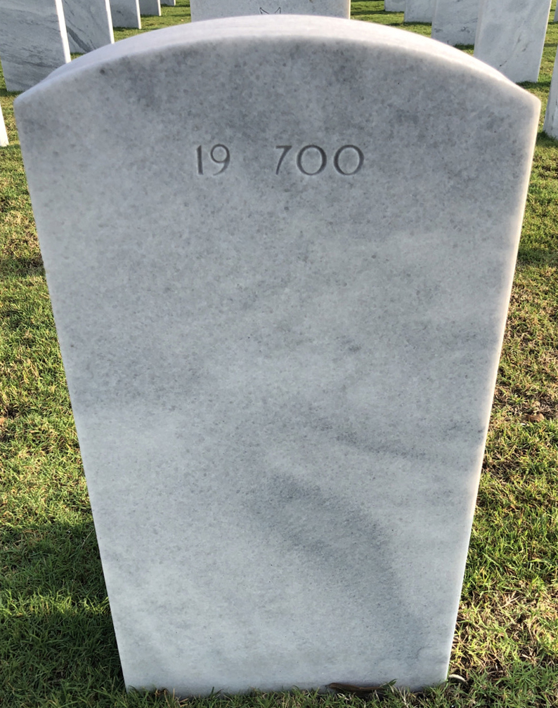 Gravesite marker image for john victor bloomberg