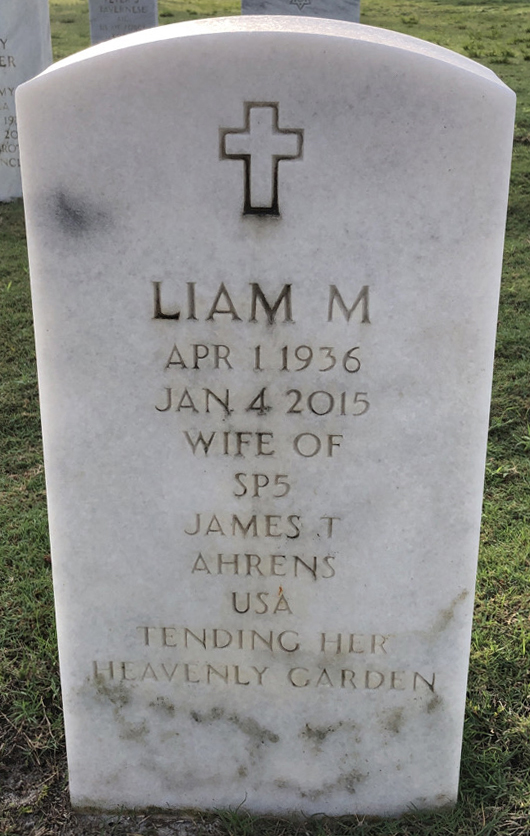 Gravesite marker image for james thomas ahrens
