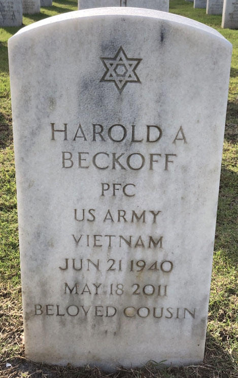Gravesite marker image for harold albert beckoff