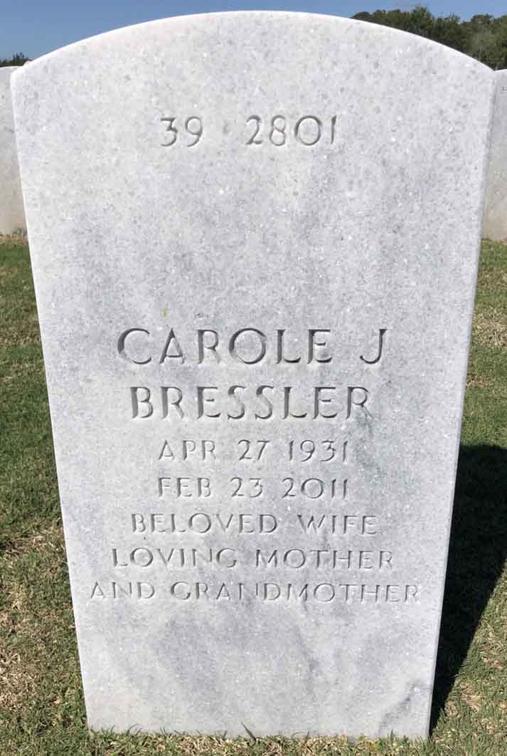 Gravesite marker image for marvin maxwell bressler