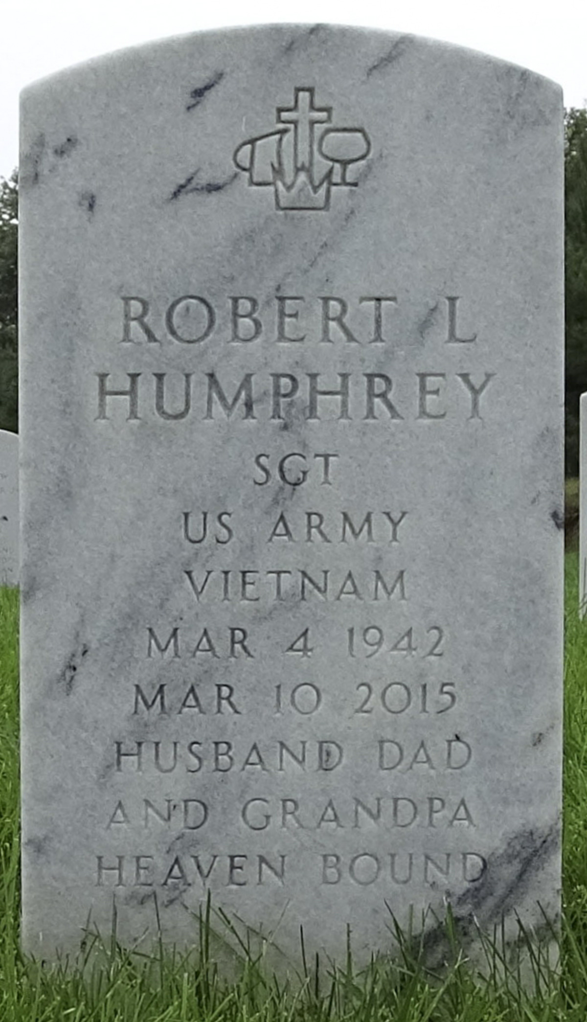 Gravesite marker image for robert l humphrey