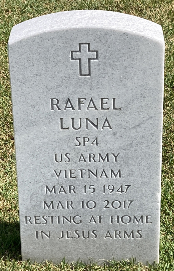 Gravesite marker image for rafael luna
