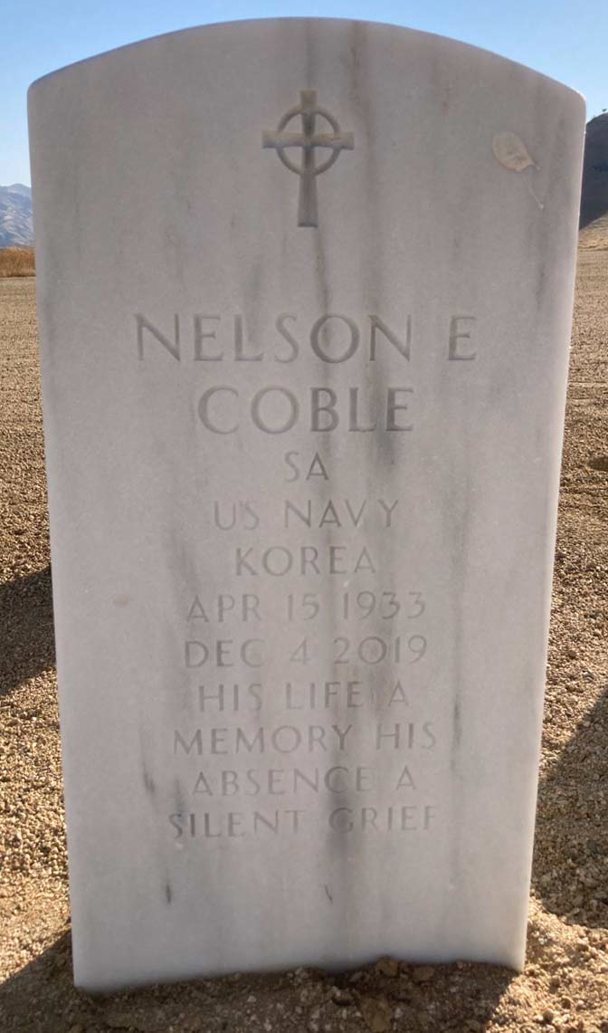 Gravesite marker image for nelson e coble