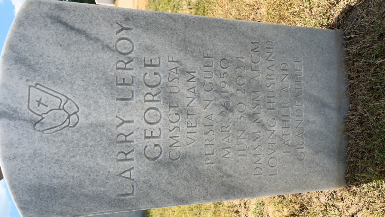 Gravesite marker image for larry leroy george