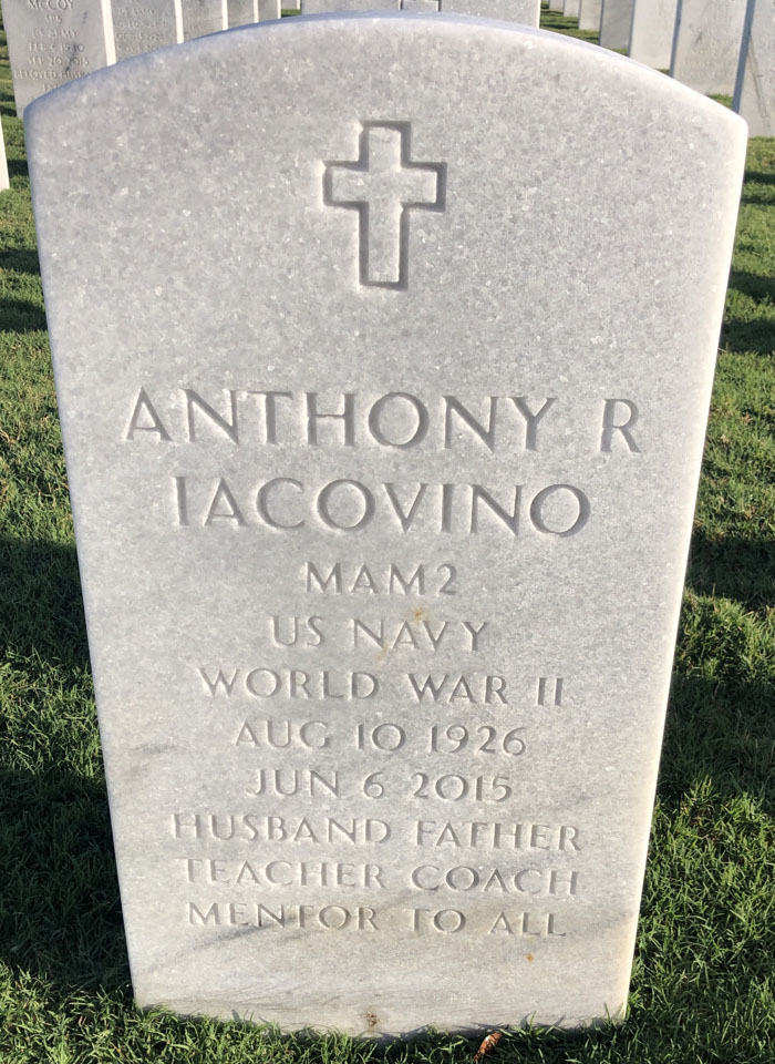Gravesite marker image for anthony rocco iacovino