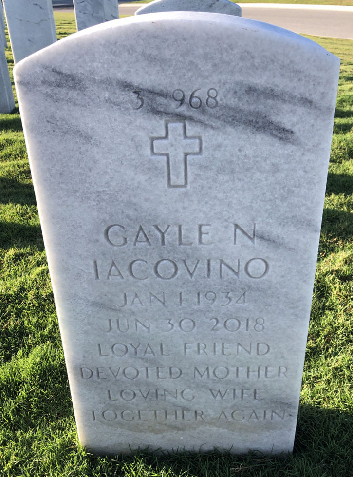 Gravesite marker image for anthony rocco iacovino