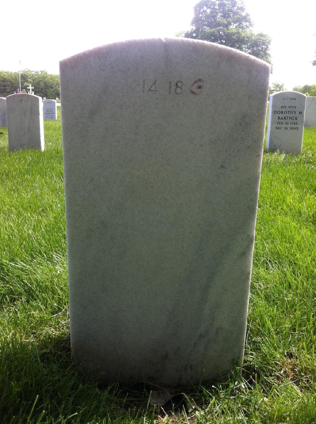 Gravesite marker image for ernest e codere