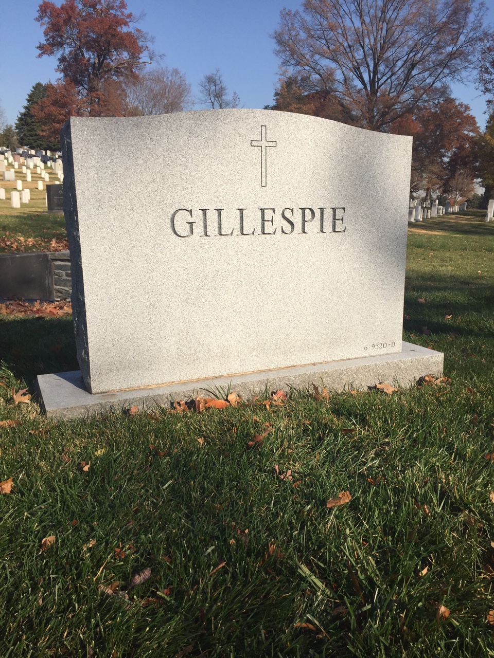 Gravesite marker image for vernon walter gillespie jr