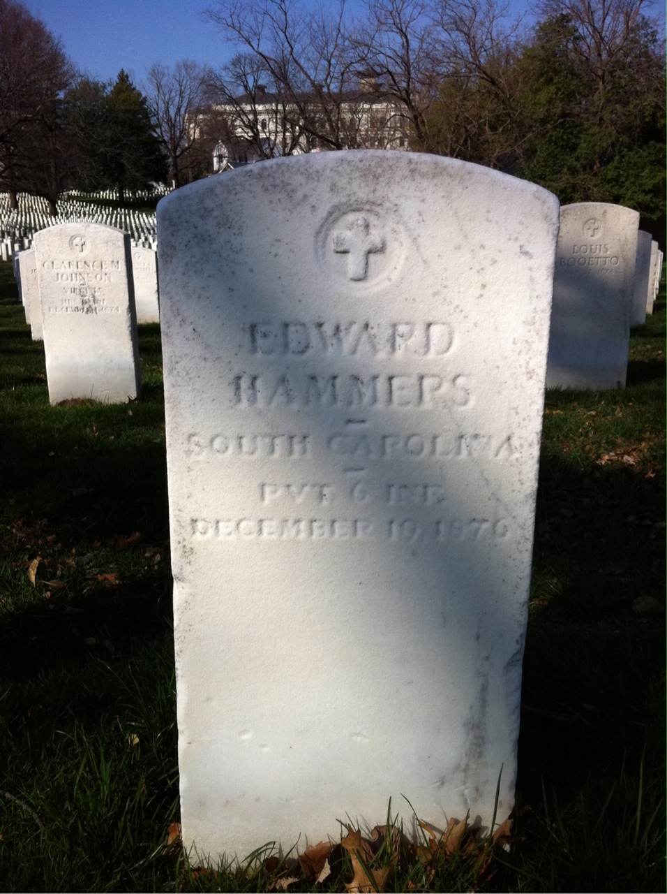 Gravesite marker image for edward hammers