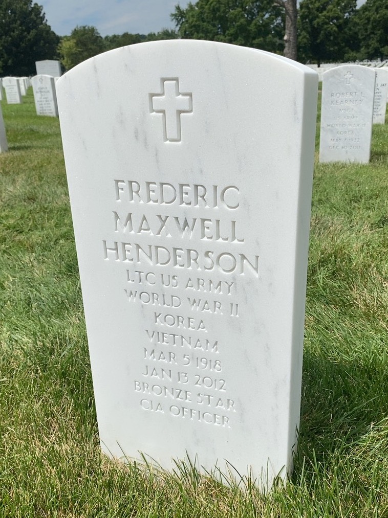 Gravesite marker image for frederic maxwell henderson