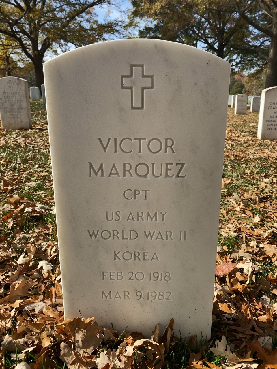 Gravesite marker image for victor marquez