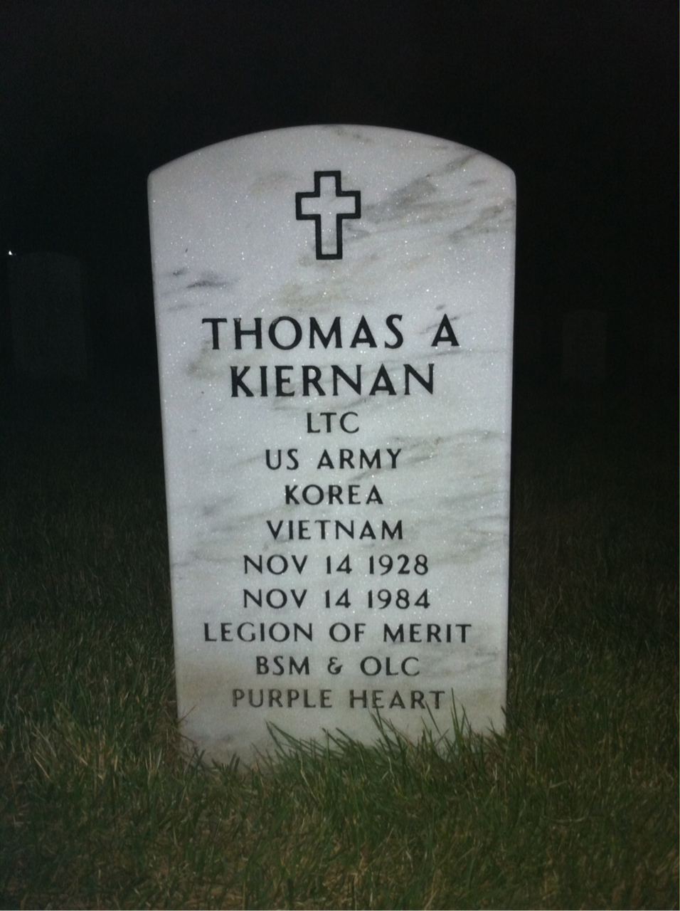 Gravesite marker image for thomas aquinas kiernan