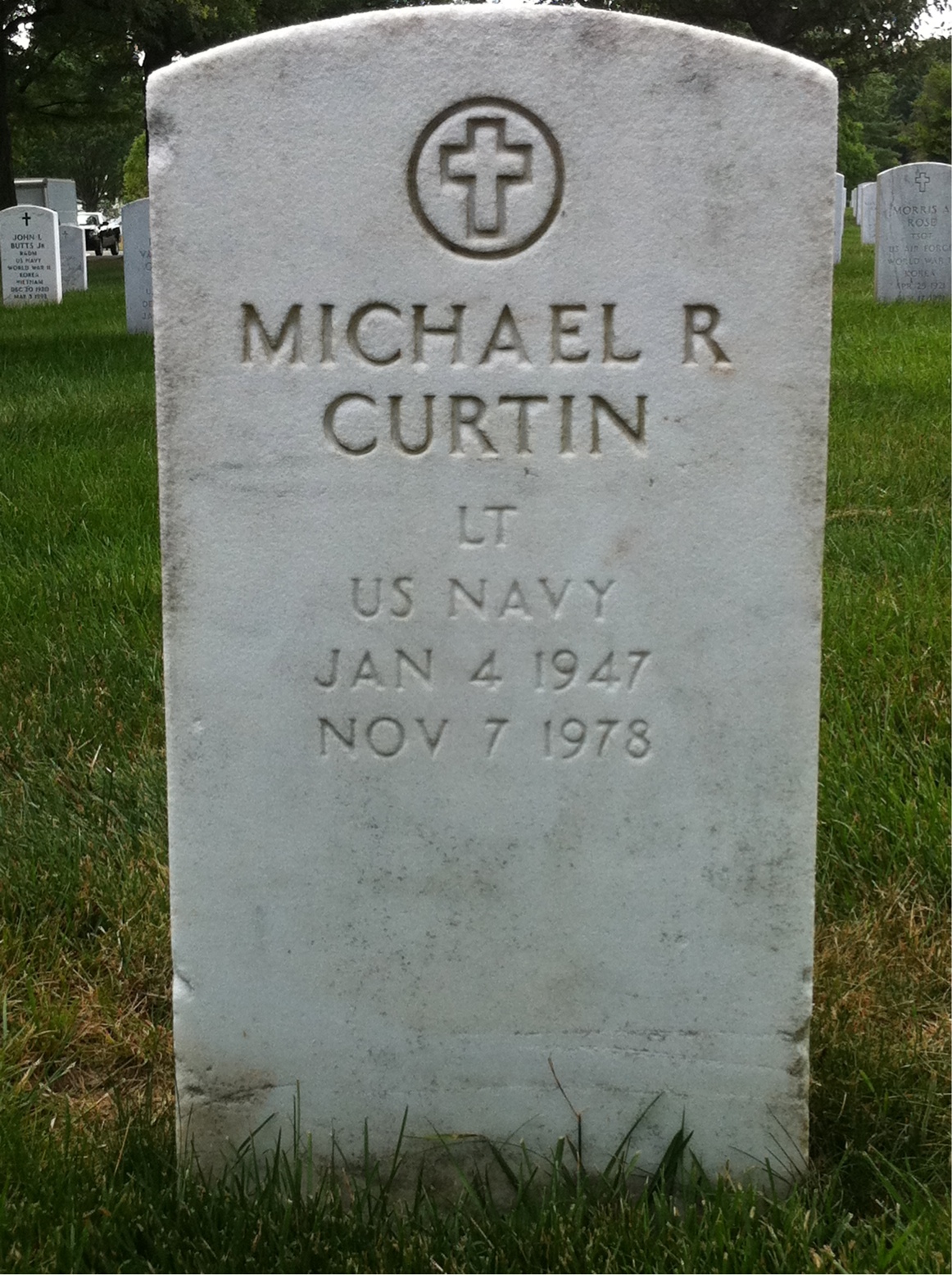 Gravesite marker image for michael r curtin