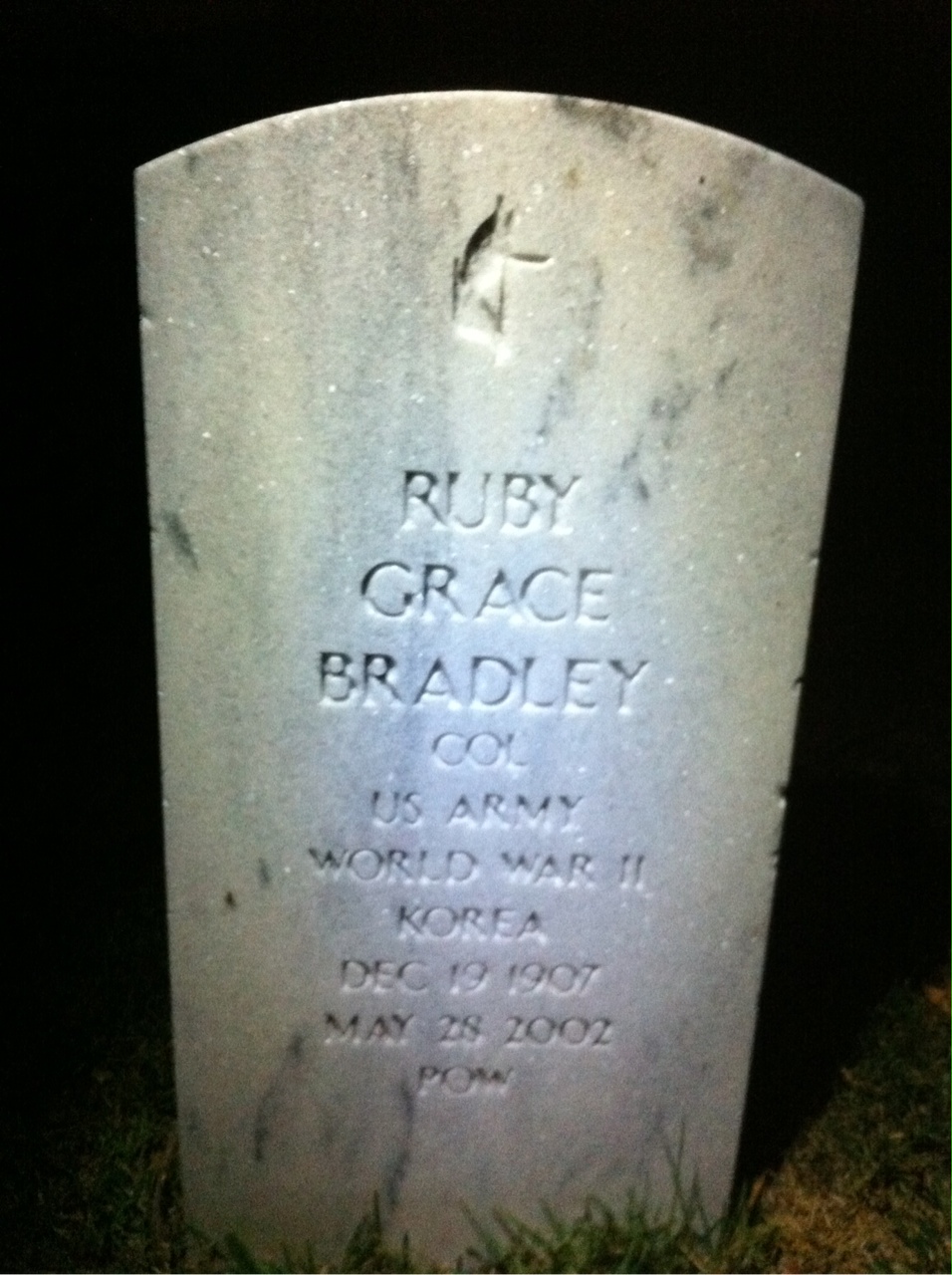 Gravesite marker image for ruby grace bradley