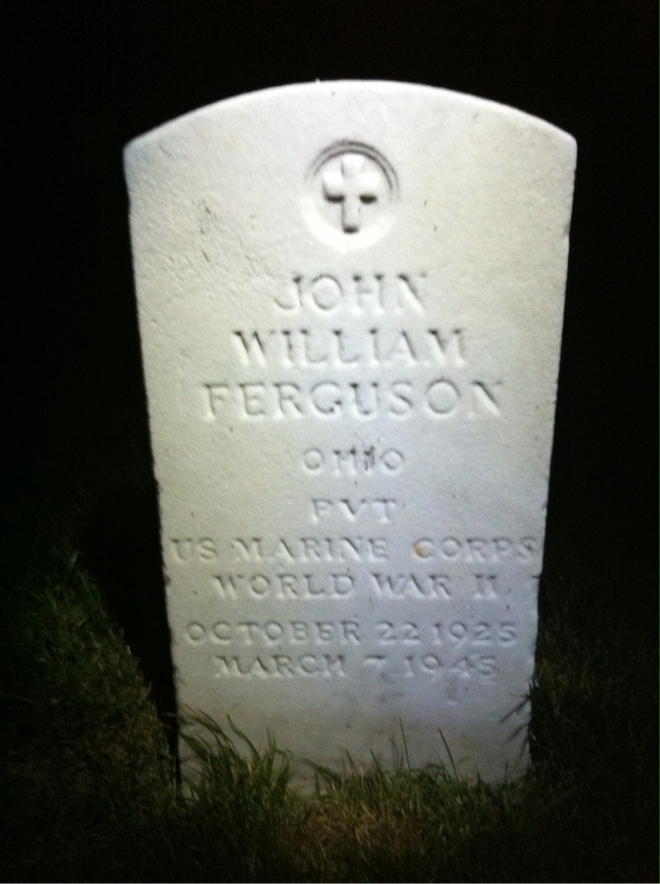 Gravesite marker image for john w ferguson