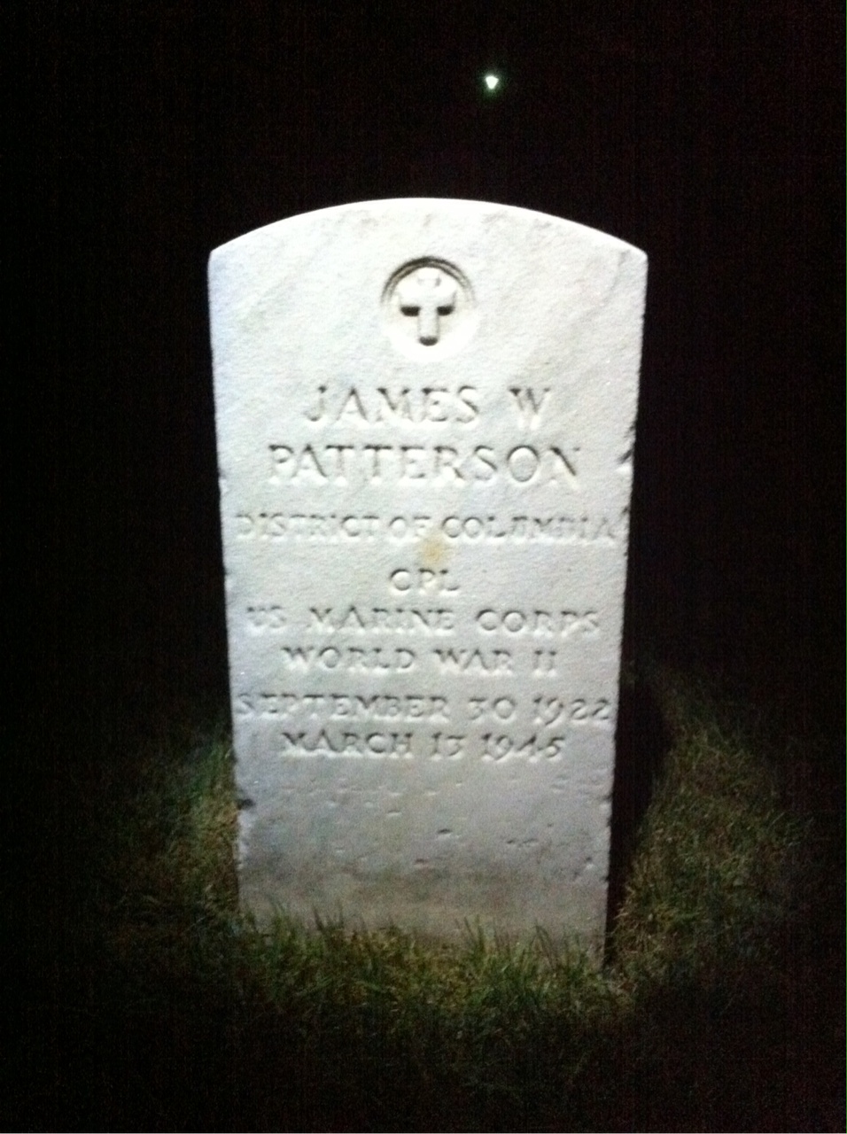 Gravesite marker image for james w patterson