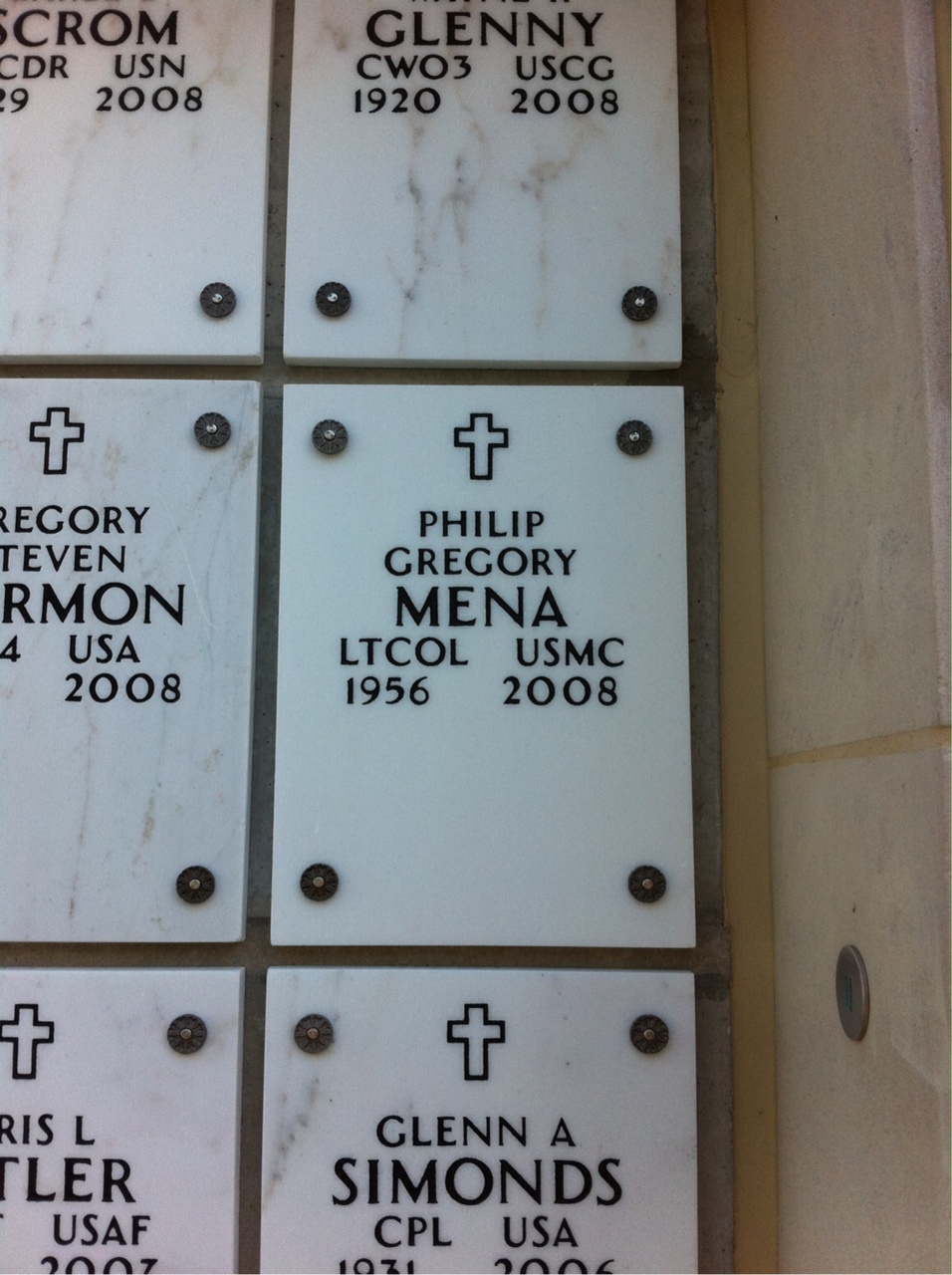Gravesite marker image for philip gregory mena