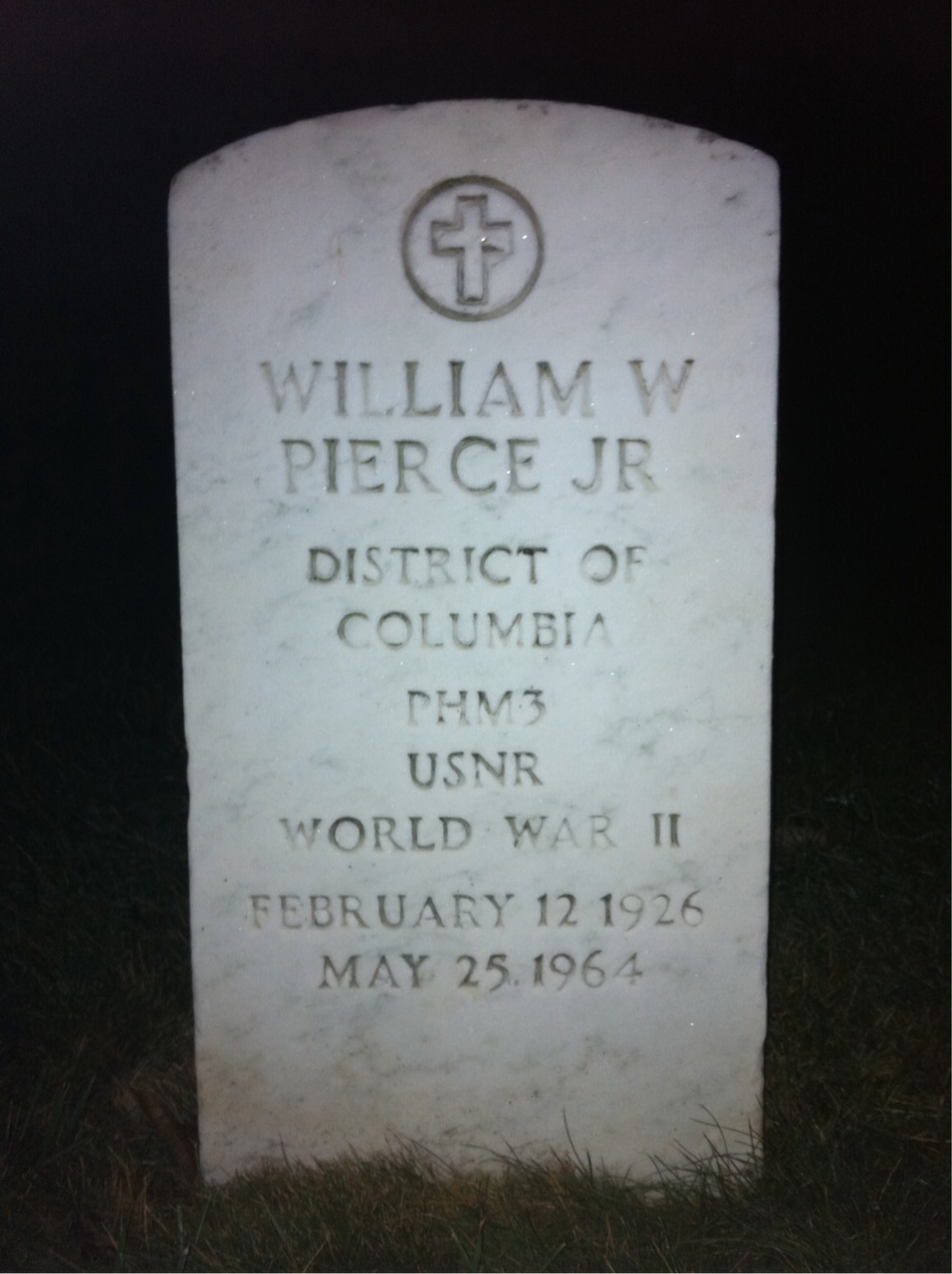 Gravesite marker image for william w pierce jr