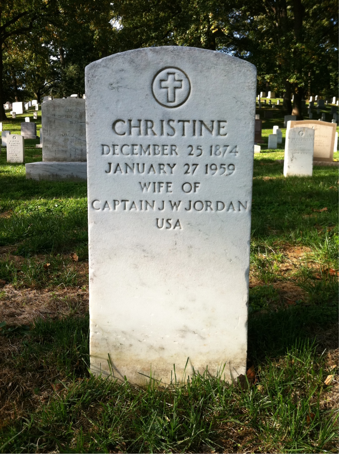 Gravesite marker image for james w jordan