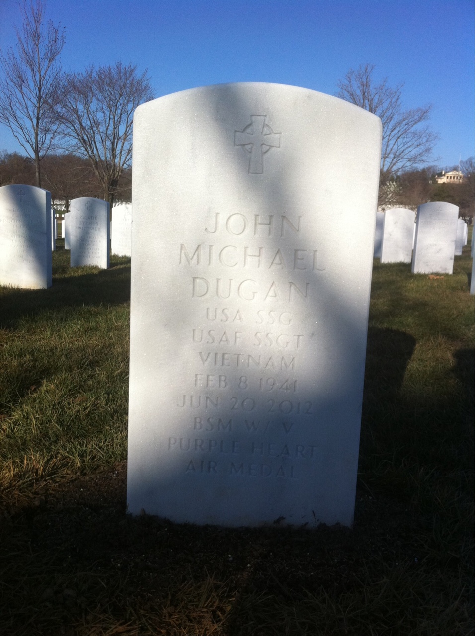 Gravesite marker image for john michael dugan