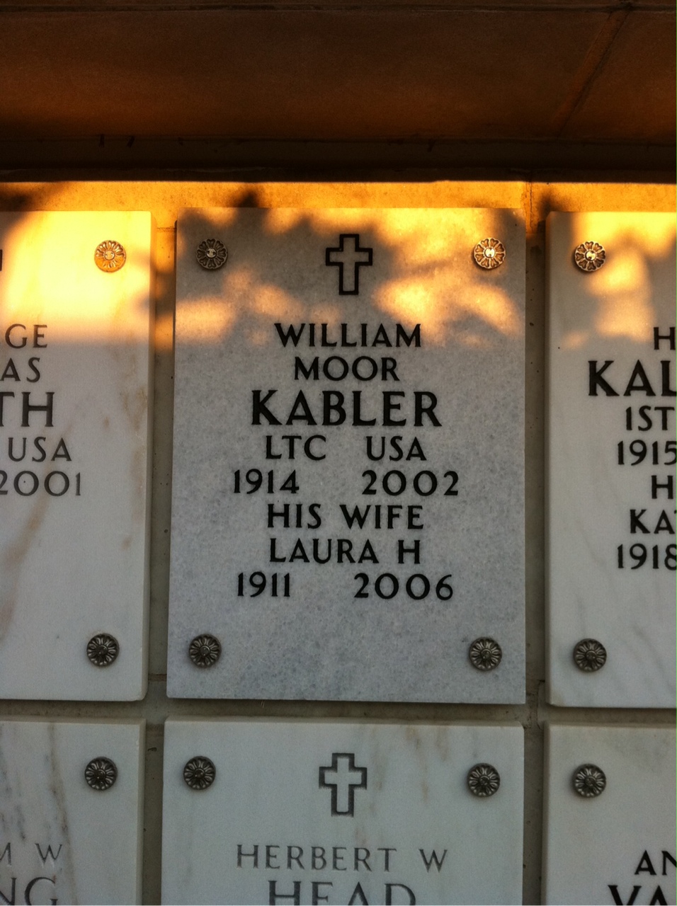 Gravesite marker image for william moor kabler