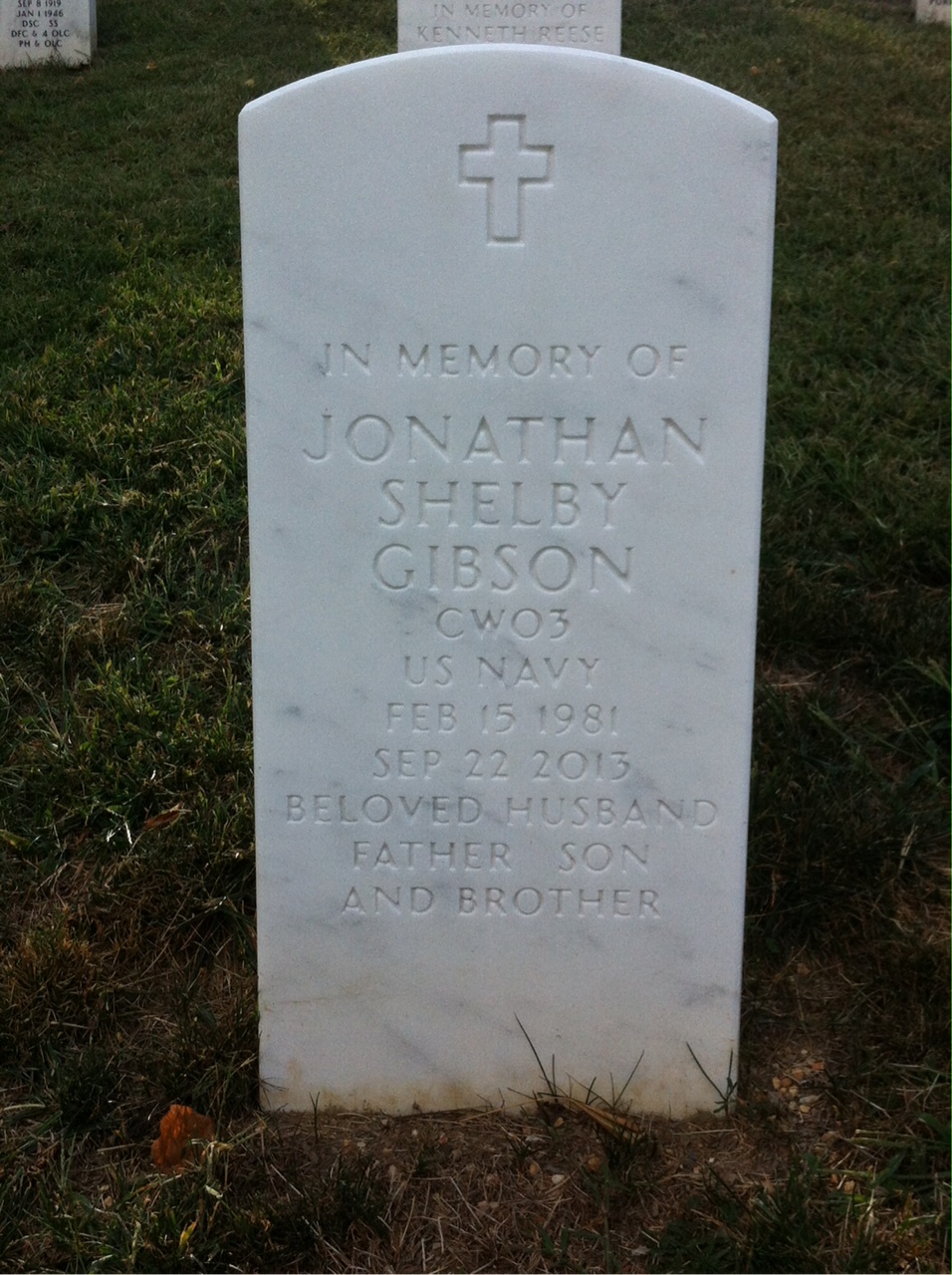 Gravesite marker image for jonathan shelby gibson