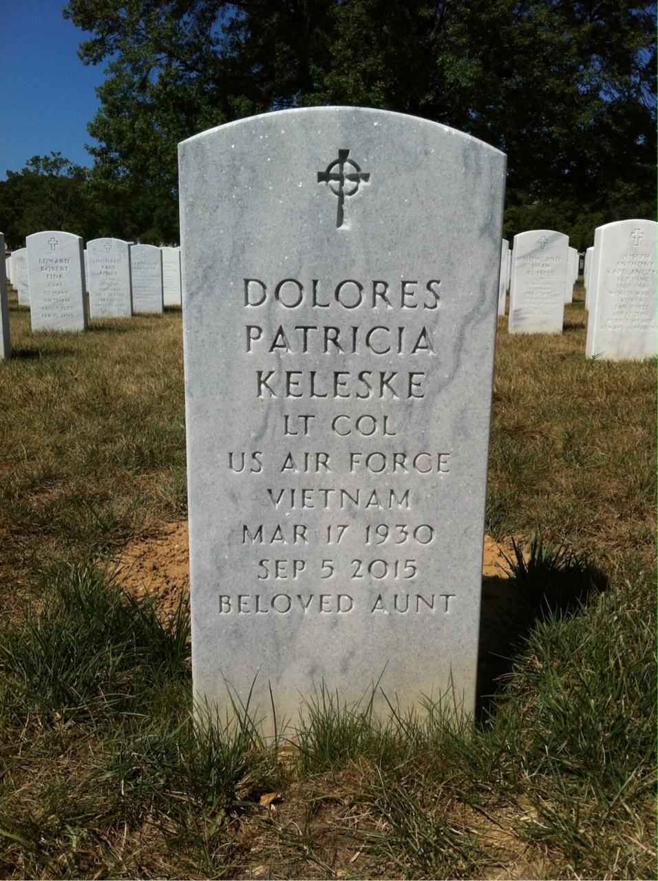 Gravesite marker image for dolores patricia keleske