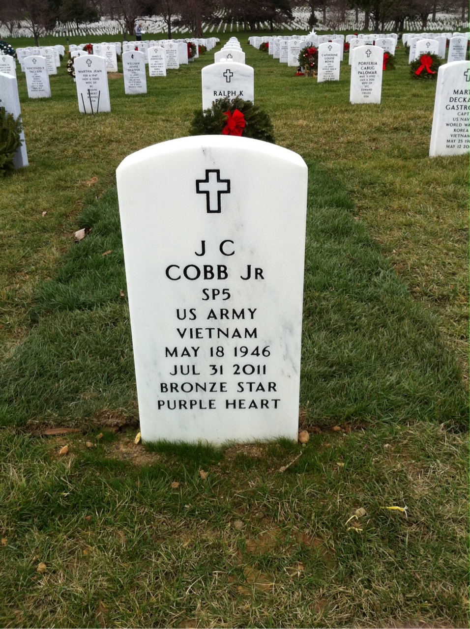Gravesite marker image for j.c cobb