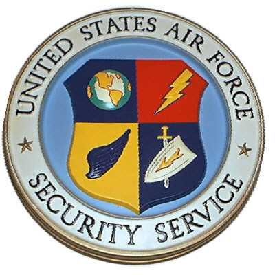 Seal for USAF Security Service Press Enter to Activate this item.