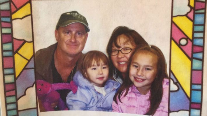 David and his family 