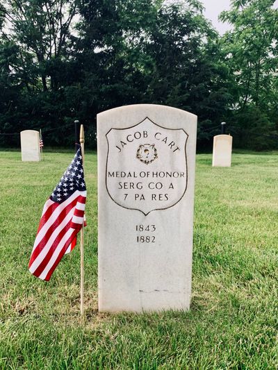 Photo of Veteran’s headstone Press Enter to Activate this item.