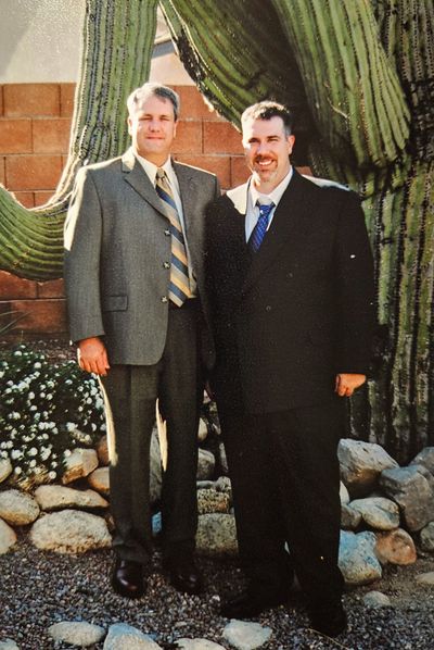 Mark as the BEST man at his brothers wedding 