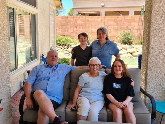 Mark in Tucson with family