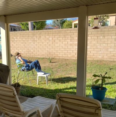 Napping in the warm weather 