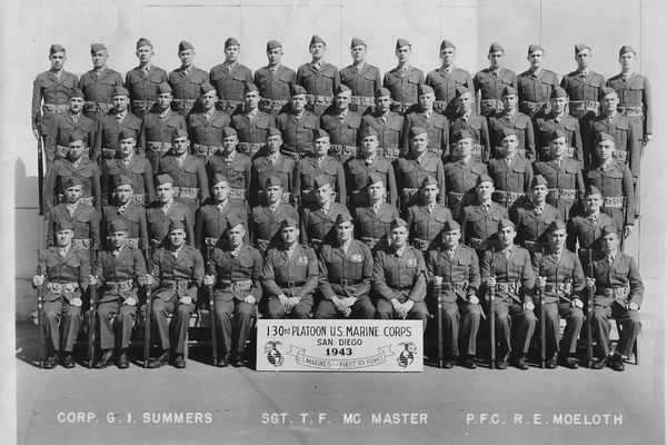 PFC John W Braun boot camp platoon Press Enter to Activate this item.