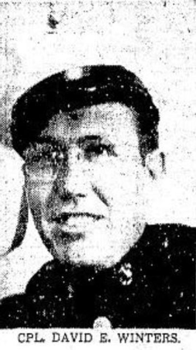 CPL David E Winters Press Enter to Activate this item.